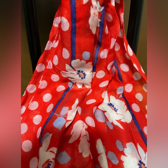 Kate Spade Springtime floral Scarf - Picture 3 of 6